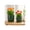 Green, variant on Decorative Flower Planter with Bubble Trim and Saucer Plate - Stylish Home Decor Plant Pots for Indoor and Outdoor Styling - Perfect Plant Pots Accent for Plant Stand Indoor - Set of 2, 7", 6", Green