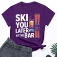 thumbnail image 4 of Shirts For Women Casual Short Sleeve T Shirt Round Neck Printed Blouse Top Fashion Trendy Clothes, 4 of 4