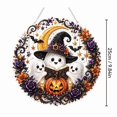 thumbnail image 2 of Halloween Diamond Art Hanging Kit for Adults, DIY Acrylic Diamonds Craft Hanging Ornament Board Kit, DIY Rhinestones Diamond Art Window Door Hanging Pendant Halloween Decor Ghost, 2 of 8