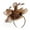 Coffee, variant on Shisuyan Fascinator Hat Flower Fascinator Headband Tea Party Hat Prom Banquet Headpiece