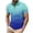 Blue, variant on WREESH Men's Henley Shirt Casual Short Sleeve T-Shirt with Front Zipper & Technology for Casual Fridays