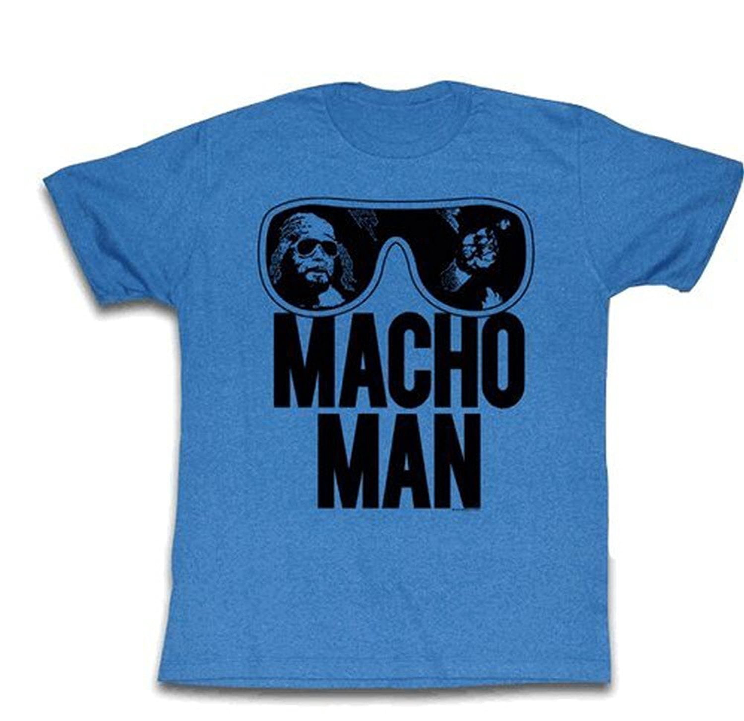 School Macho Man Glasses Adult T-Shirt 