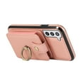 thumbnail image 4 of Compatible with Samsung Galaxy S22 Wallet Case, PU Leather Case with Card Holder, 360° Rotation Ring Kickstand, Shoulder Strap, Magnetic Snap Protective Case Designed for S22, Rosegold, 4 of 7