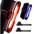 thumbnail image 1 of DON PEREGRINO B2 Bike Tail Light 110 Lumens High Brightness Red/Blue, Rear Bike Light USB-C Rechargeable with 5 Modes Bicycle Rear Light for Night Riding, 1 of 6