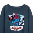 thumbnail image 3 of Marvel Your Friendly Neighborhood Spider-Man - Spider Suits - Women's French Terry Pullover Sweatshirt, 3 of 5
