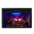 thumbnail image 2 of Edyo Living 35-Inch Ventless Recessed Electric Fireplace w/Colorful Flame, 2 of 10
