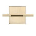 thumbnail image 3 of JONATHAN Y Makena 28" Modern Minimalist Dimmable Integrated LED Metal Wall Sconce, Brass Gold, 3 of 6
