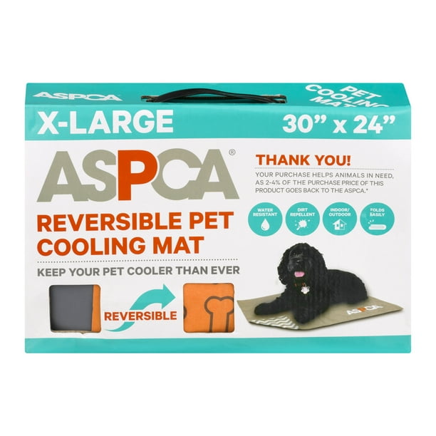 Aspca Reversible Pet Cooling Mat X Large Orange Walmart Com
