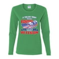 thumbnail image 2 of Thank a Farmer Thank a Veteran Eat In Peace Female Graphic Long Sleeve T-Shirt, Kelly, 2XL, 2 of 3