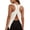 White, variant on fatyb Workout Tank Tops for Women V Neck Racerback Athletic Shirts Loose Sleeveless Lightweight Gym Tee