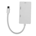 thumbnail image 1 of Adaptador 3 en 1 Mini DP a HDMI VGA DVI Display Port Cable convertidor No se necesita fuente de alimentación externa, 1 of 8