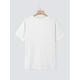 thumbnail image 2 of Map & Figure Print Crew Neck T-Shirt, Casual Short Sleeve T-Shirt For Spring & Summer, Women's Clothing, 2 of 6
