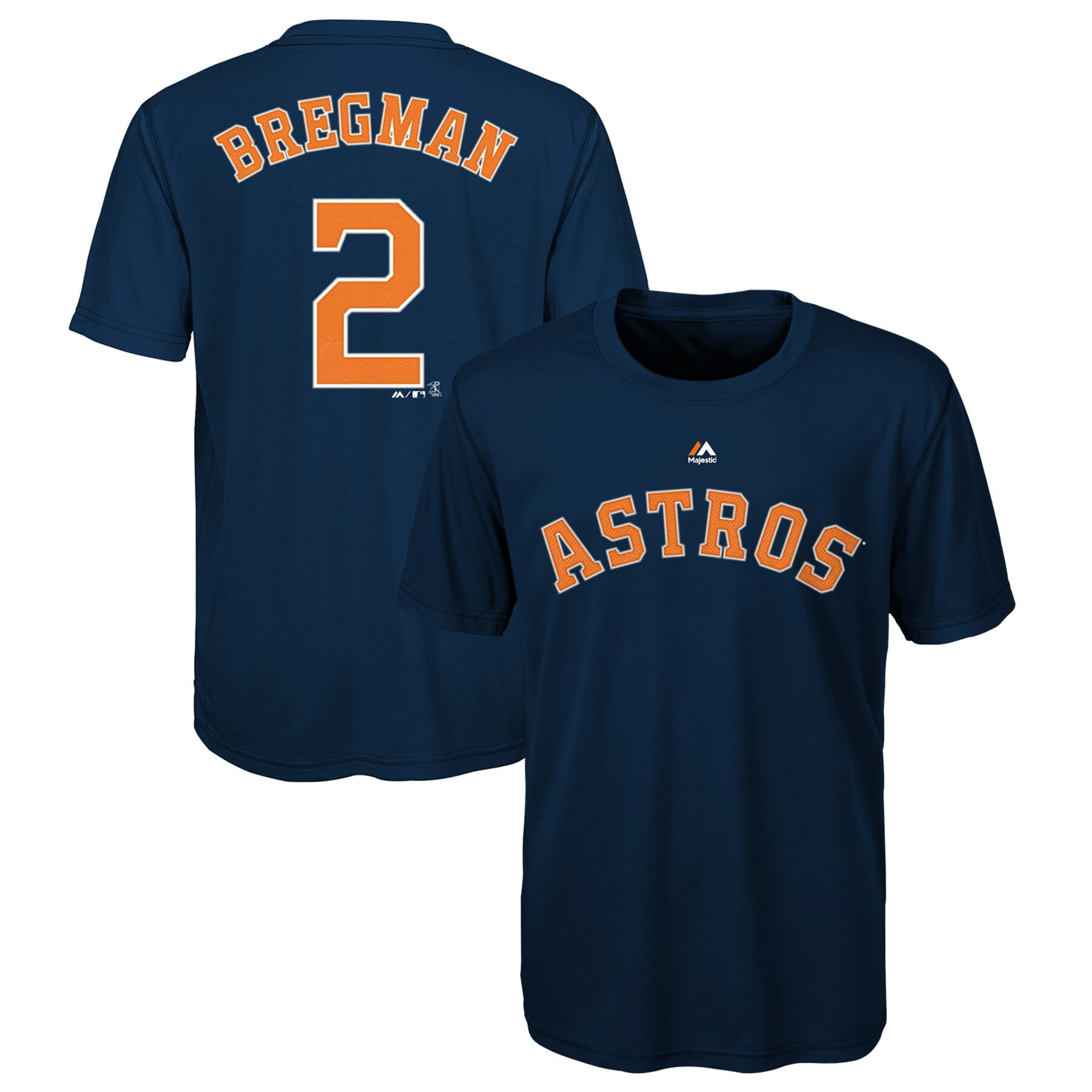 Majestic Alex Bregman Houston Astros Majestic Youth Player Name and