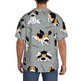 thumbnail image 5 of Disketp Men's Hawaiian Funny Beagle Active Dog Print Shirts Button Down Holiday Beach Shirts-XX-Large, 5 of 7