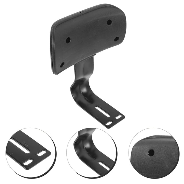 WHAMVOX 2Pcs Daily Use Backseat Backrest For Bike Bicycle Rear Seat Backrests Skid-proof Protection Black PU