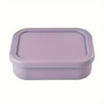 thumbnail image 3 of 1pc  Silicone Lunch Box  Leak Proof Bento Box  3 Compartments Food Container  Microwave Safe  For School Students And Office Workers  Kitchen Gadgets  Kitchen Accessories  Travel Accessor, 3 of 7