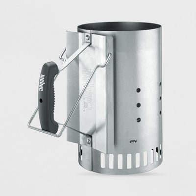 Rapidfire Chimney Starter: Aluminized Steel, Heat-Resistant, No Assembly Required