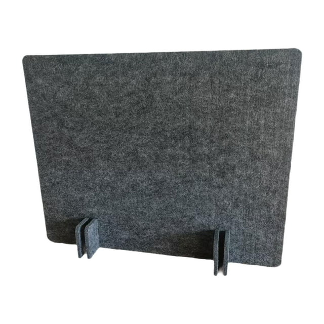 DOLITY Acoustic Desk Divider Desk Partition Freestanding Desk Divider for Classroom dark grey