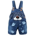 thumbnail image 1 of Overoles de Verano Suave con Diseño de Perro Estrella 3D de Algodón Vaquero Para bebé, KIDSCOOL SPACE, 12-18 meses, 1 of 7