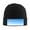 Black, variant on White Blue Gradient Winter Beanie Hats for Men Women Warm Cozy Knitted Cuffed Skull Cap Gray