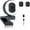 TOF 4K Webcam with Ring Light, variant on 4K Webcam with Light for PC, UHD 4K, TOF Auto Focus,  AI Noise-Cancelling Mics, 1080p@60FPS, USB Streaming Webcam w/ Cover for Laptop//Desktop/PC Work w/Zoom/Teams/ Meet