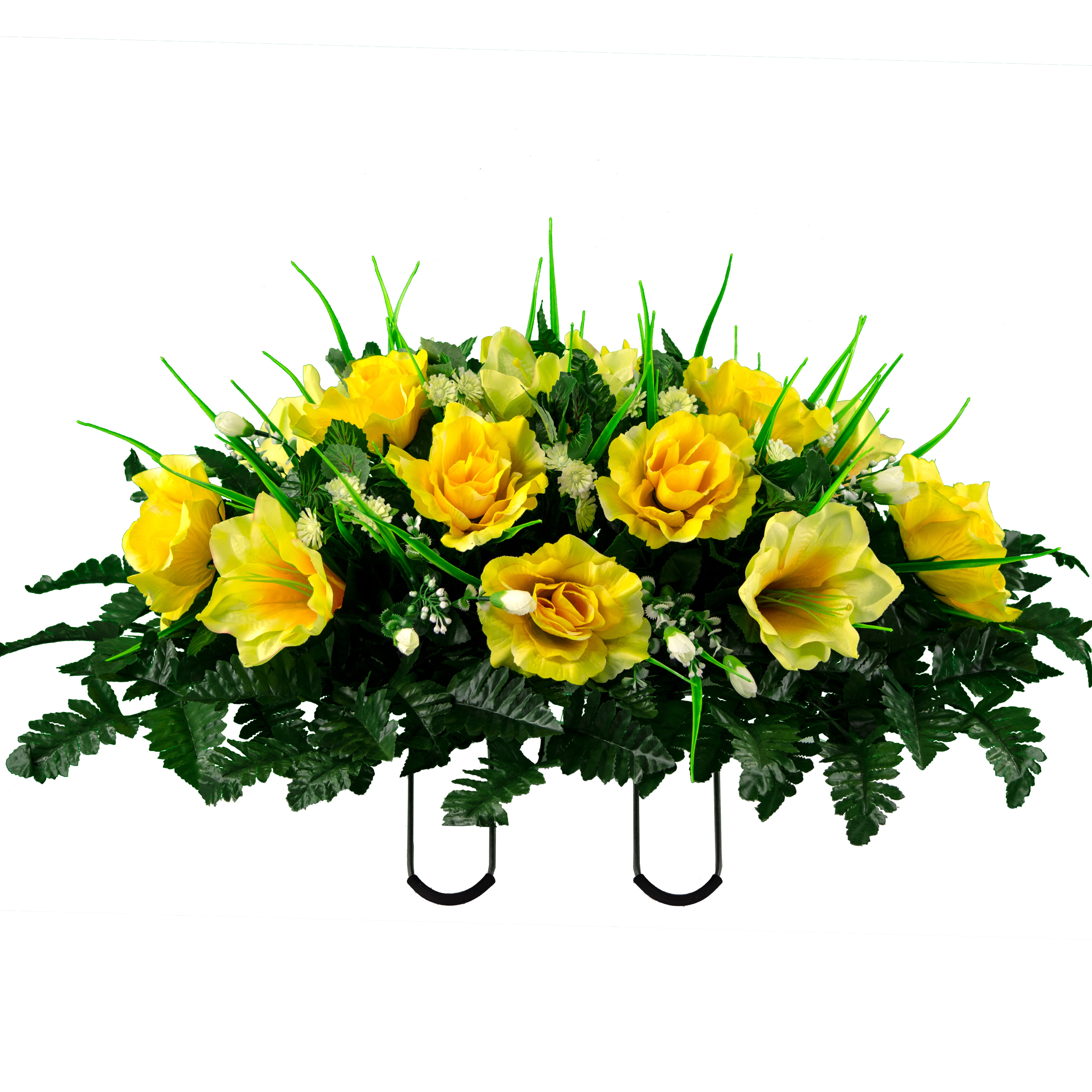 Sympathy Silks Artificial Cemetery Flowers - Realistic ...