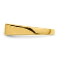 thumbnail image 3 of 14k 16.5x5.0mm Rectangle Closed Back Signet Ring RS414, 3 of 5
