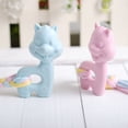 thumbnail image 5 of Juguetes para morder para cachorros, 4 piezas de mordedores con pelotas y cuerdas de algodón, juguetes para morder agresivos, regalo para cachorros pequeños y perros medianos (rosa), 5 of 5
