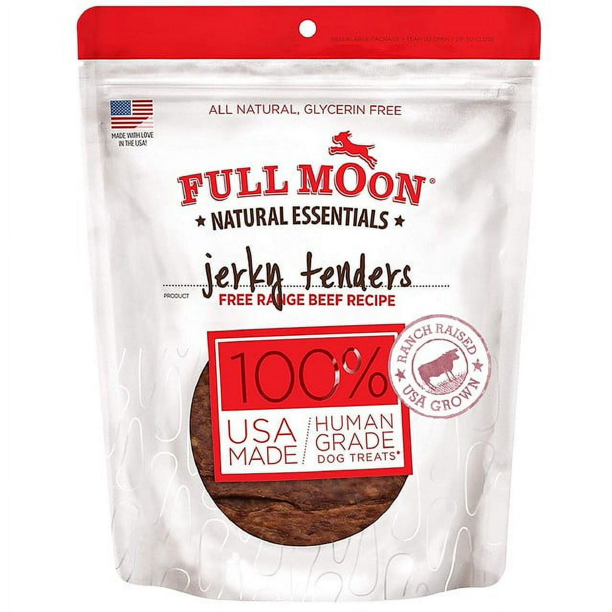 Full Moon Natural Essentials Beef Tenders Dog Treats, 22oz