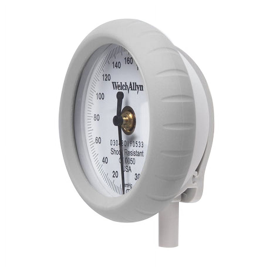 Welch Allyn Aneroid Sphygmomanometer Unit DuraShock 1-Tube Pocket Aneroid Adult Size 11 Cuff - DS44-11