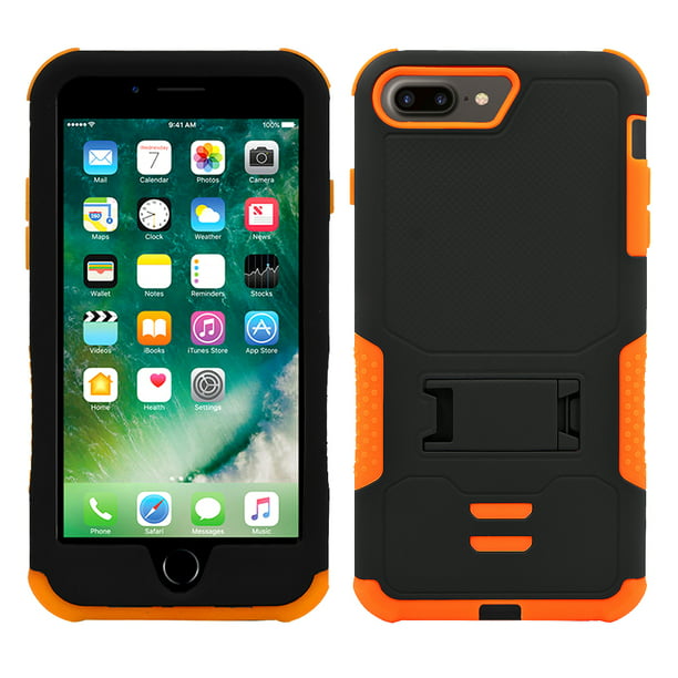 For IPhone 8 Plus / IPhone 7 Plus Impact Shockproof Rugged Silicone