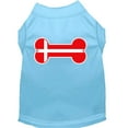 thumbnail image 3 of Pet Dog  Cat Shirt Screen Printed, "Bone Flag Denmark", 3 of 10