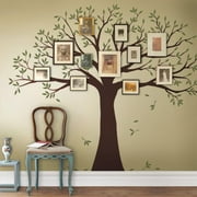 Family Tree Wall Decal - Two Colors - 95 w x 80 h Inches - Small