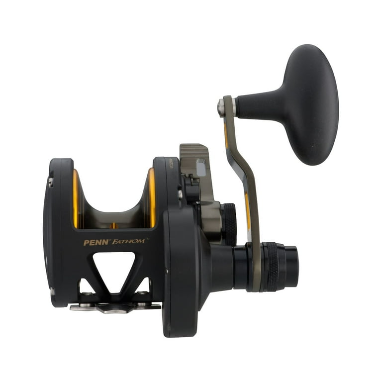 PENN Fathom Lever Drag 2 Speed Conventional Reel, Size 30, Left-Hand 