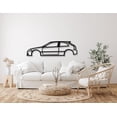 thumbnail image 4 of LaModaHome Civic EK Metal Silhouette Wall Art, 4 of 5
