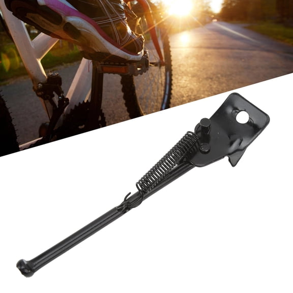 16" Iron Bike Kickstand, Stable Parking Support For Uneven Terrain  Easy Use