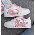 thumbnail image 5 of Nuevos zapatos casuales de Sanrio con figura de Hello Kitty, zapatillas de deporte de primavera y otoño con dibujos animados Kawaii, antideslizantes, cómodas, regalo para niñas y mujeres estudiantes, 5 of 5