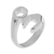thumbnail image 1 of Anillo de llave mecánica de punky de acero inoxidable simple para hombre Plata EE. UU. 10 Yuyangstore Acero inoxidable, 1 of 7