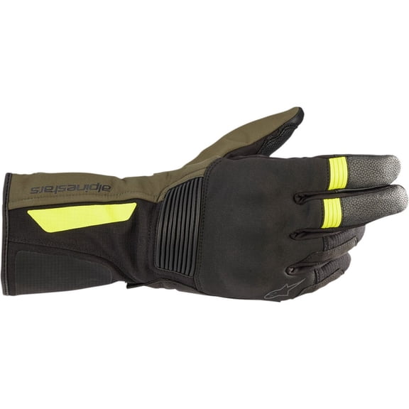 Alpinestars Denali Aerogel Drystar Gloves - Black/Green/Yellow - Large
