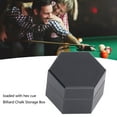 thumbnail image 4 of Billiard Chalk Holder, Portable Hexagonal Pool Cue Chalk Box with Aluminum Alloy Material, Lightweight and Durable, Easy to Use for Billiards Essential Accessories, 4 of 8