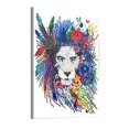 thumbnail image 2 of Romantic Lion Painting, 2 of 6
