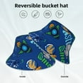 thumbnail image 6 of Balery Dinosaur In Space Sun Hats for Men Women Bucket Hat UPF 50+ Buckey Hat Boonie Hat Foldable UV Protection Hiking Beach Fishing Summer, 6 of 9