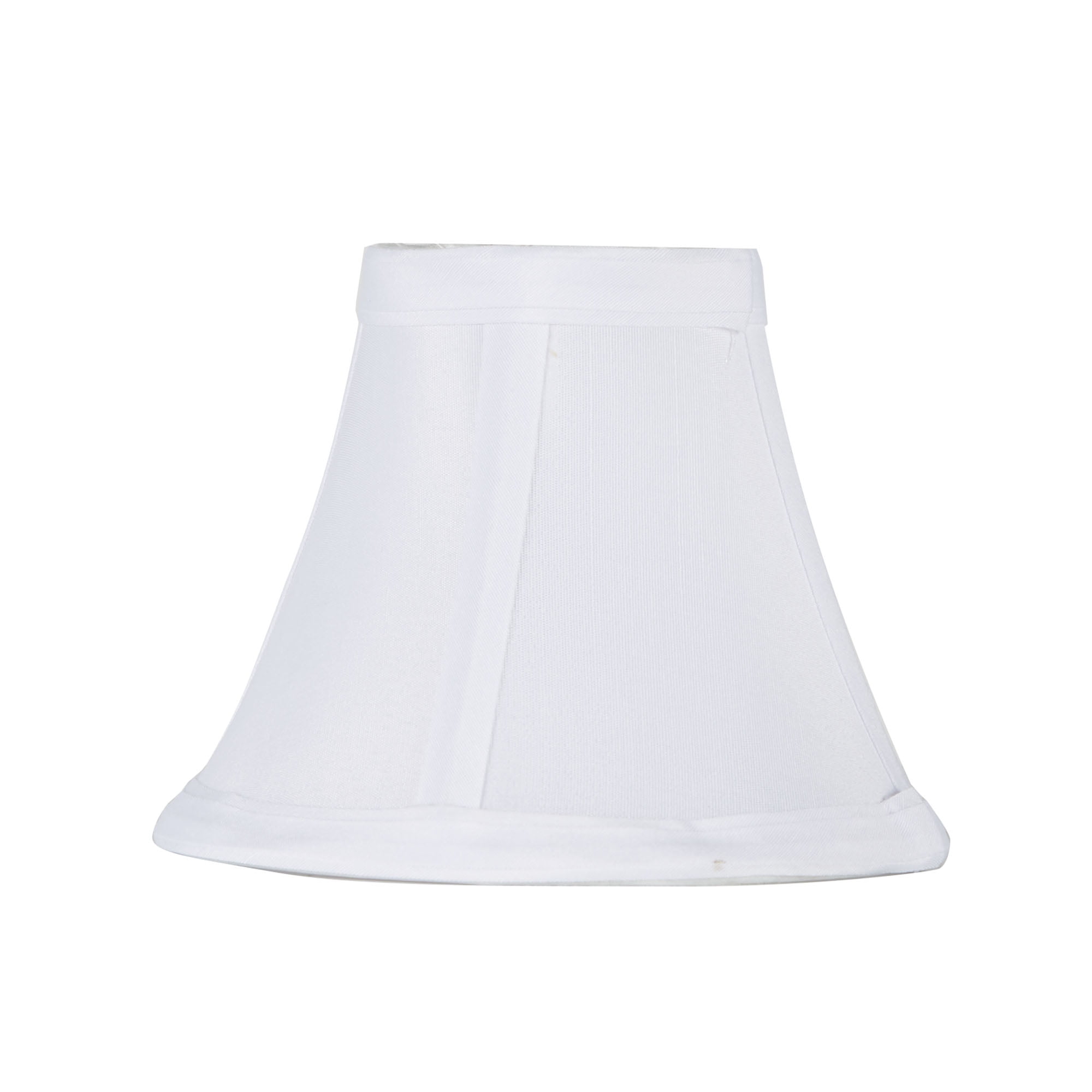 Better Homes & Gardens Faux Silk Mini Clip-On Bell Lamp Shade, White