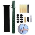 thumbnail image 4 of Pocket Saxophone,Mini Pocket Saxophone Woodwind Instrument,Mini Saxophone Instrument Flute Pocket Saxophone,Music Instrument C Key Saxophone Practice,Pocket Saxophone Portable Sax green, 4 of 6