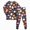 Purple, variant on Zuwimk Little Boys Girls Pajama Set 2Pcs Long Sleeve Pullover Top with Elastic Waist Pants Halloween Print Sleepwear,Y006-Black