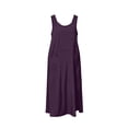 thumbnail image 4 of Karymi Plus Size Solid Color Sleeveless Maxi Dress, Casual Scoop Neck Overall Style Long Dress with Pockets, Loose Flowy Summer Dress Summer Dresses for Women, 4 of 7