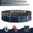 thumbnail image 3 of Heavy Duty Above Ground Round Pool Cover - Perfect For Above Ground Pools, Storage Tank Covers With Pool Cover Accessories, Trampolines, Etc., 3 of 10