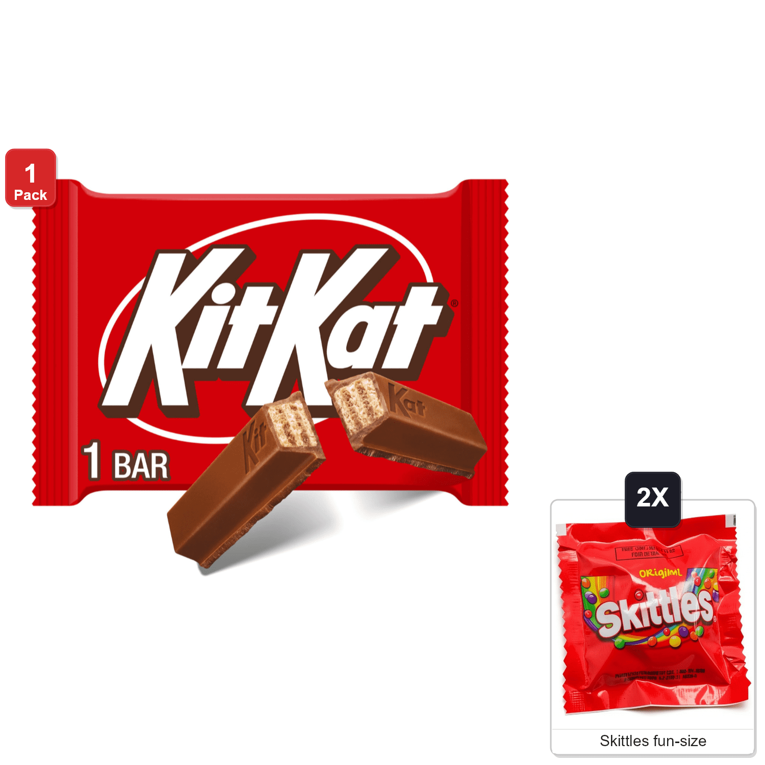 Kit Kat Minis Shareable Milk Chocolate Wafer Candy Bars, Unwrapped