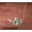Rose Gold Plated, variant on Kite Cut Moss Agate Pendant Necklace 14k Solid Gold Necklace Sterling Silver Necklace Moss Agate Pendant Gold Necklace Gift for Bridal