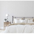 thumbnail image 5 of S4Sassy Peel & Stick Vinyl Wallpaper, Urban Chic Honeycomb Hexagon Print Contact Paper Waterproof - White, 25"x120", Removable Modern Wall Covering for Home Decor in Bedrooms & Living Areas, 5 of 9